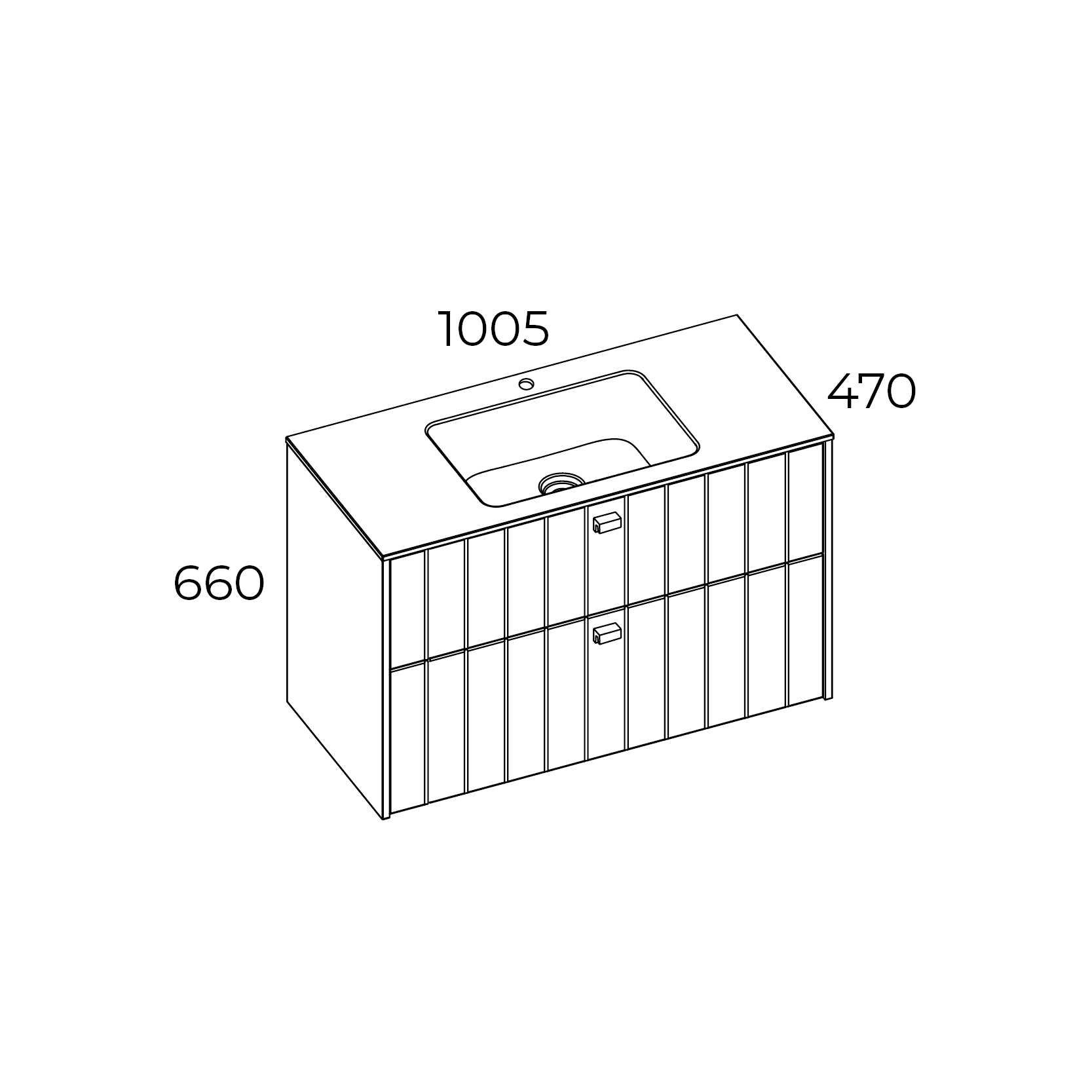 Tvättställsskåp Swebad Vemdalen