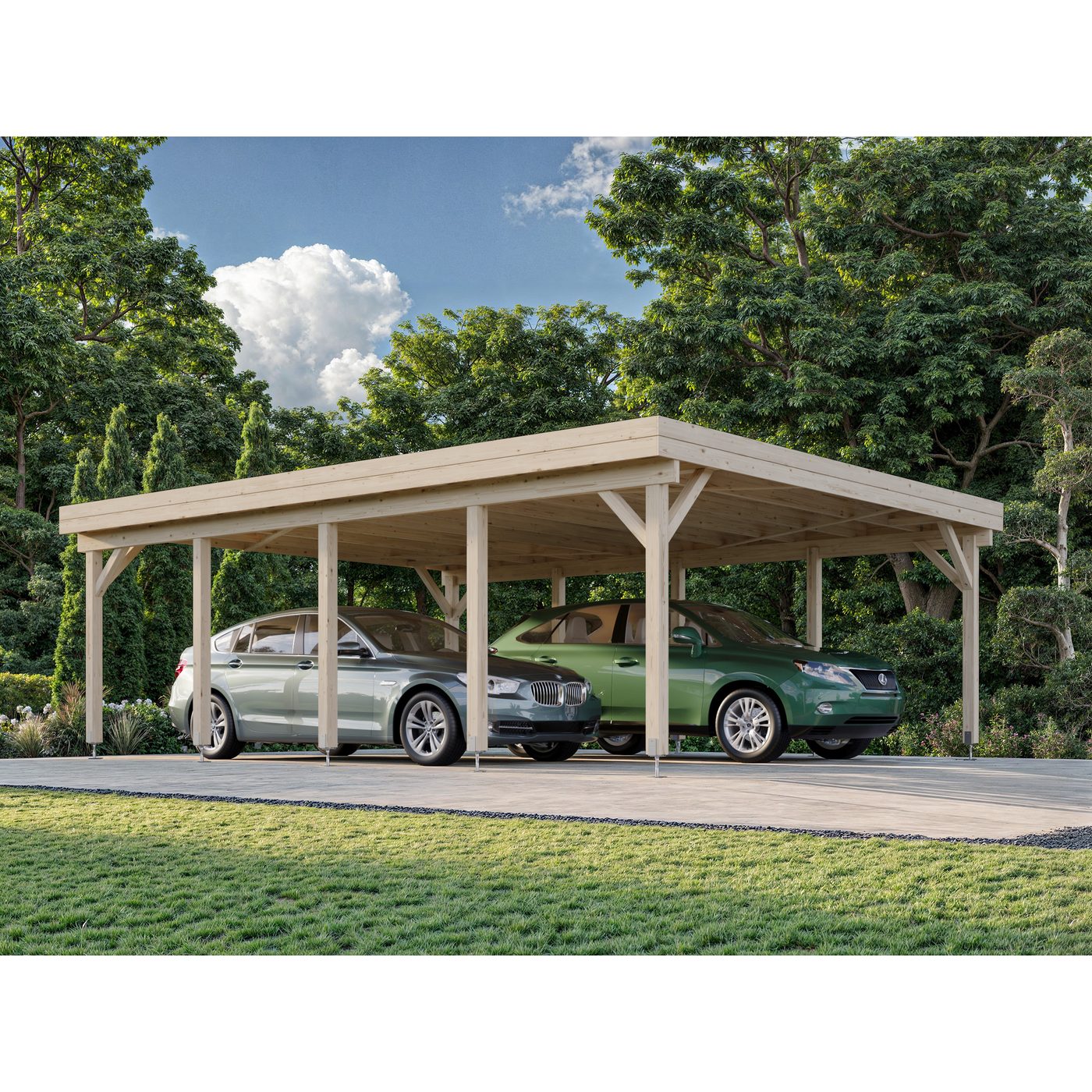 Carport Palmako Karl 40,6 m2