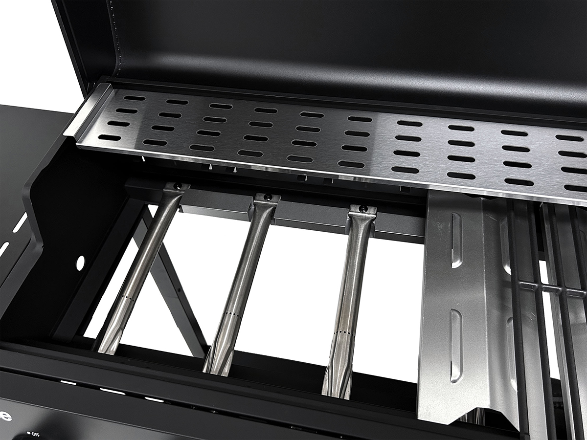 Gasolgrill Dose Barbeque 6+1 Brännare Svart