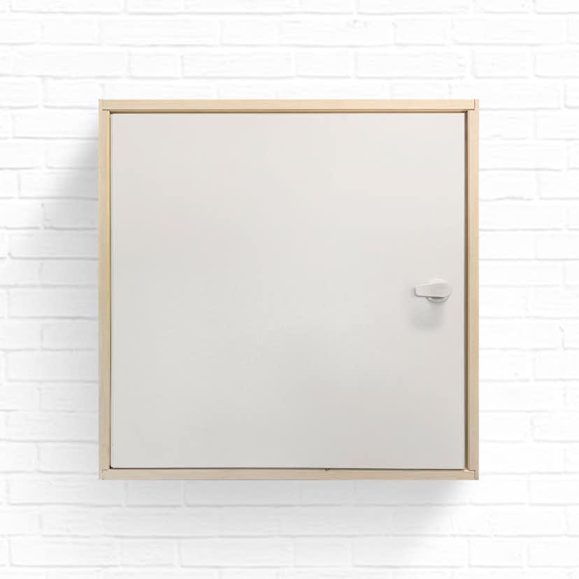 Vägglucka Dolle ClickFix 56 WH 625x625 mm