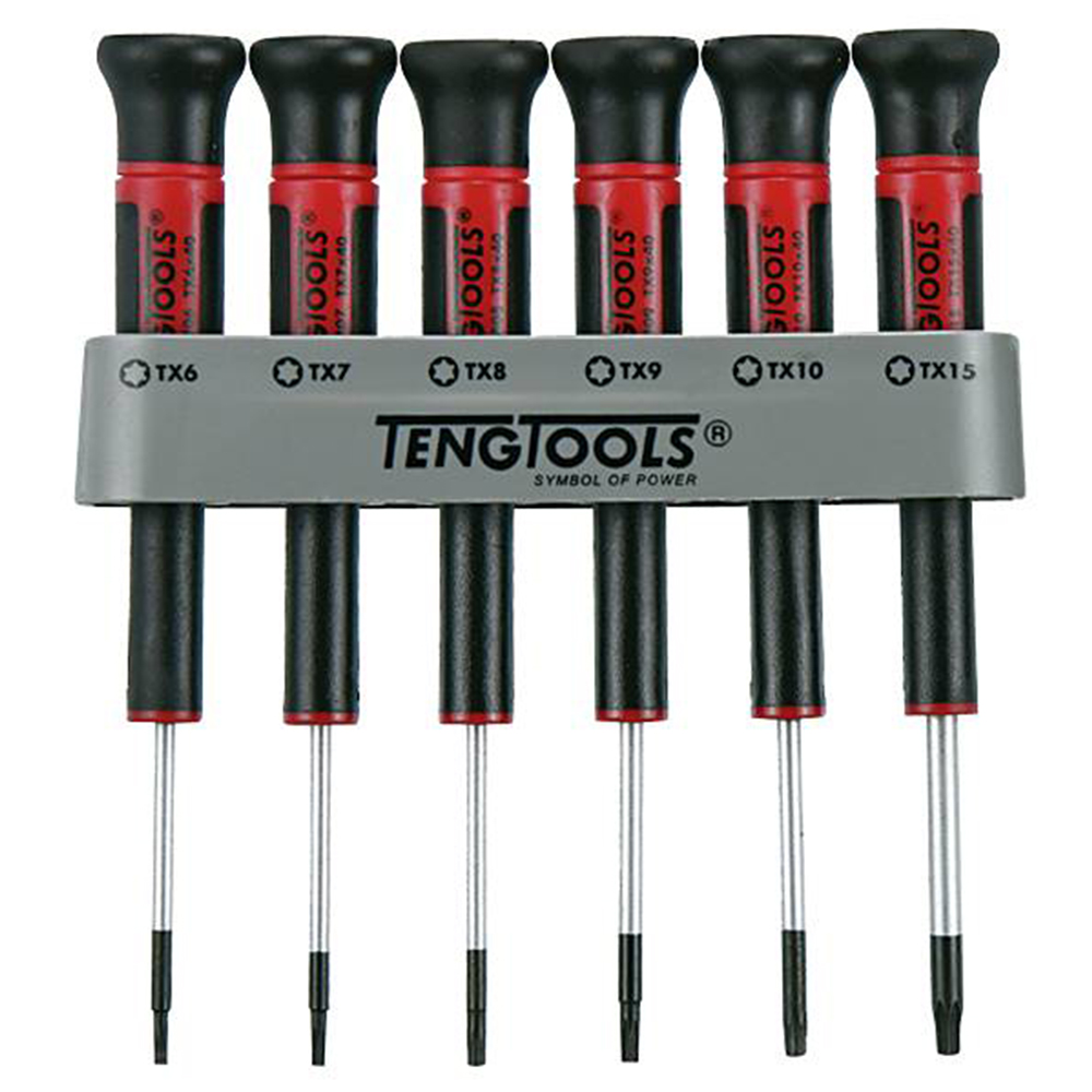 Miniskruvmejselsats Teng Tools M706TXT