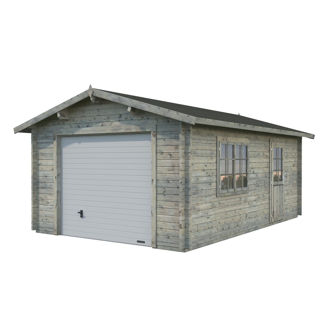 Garage Palmako Roger 19,0 m2 med Takskjutport