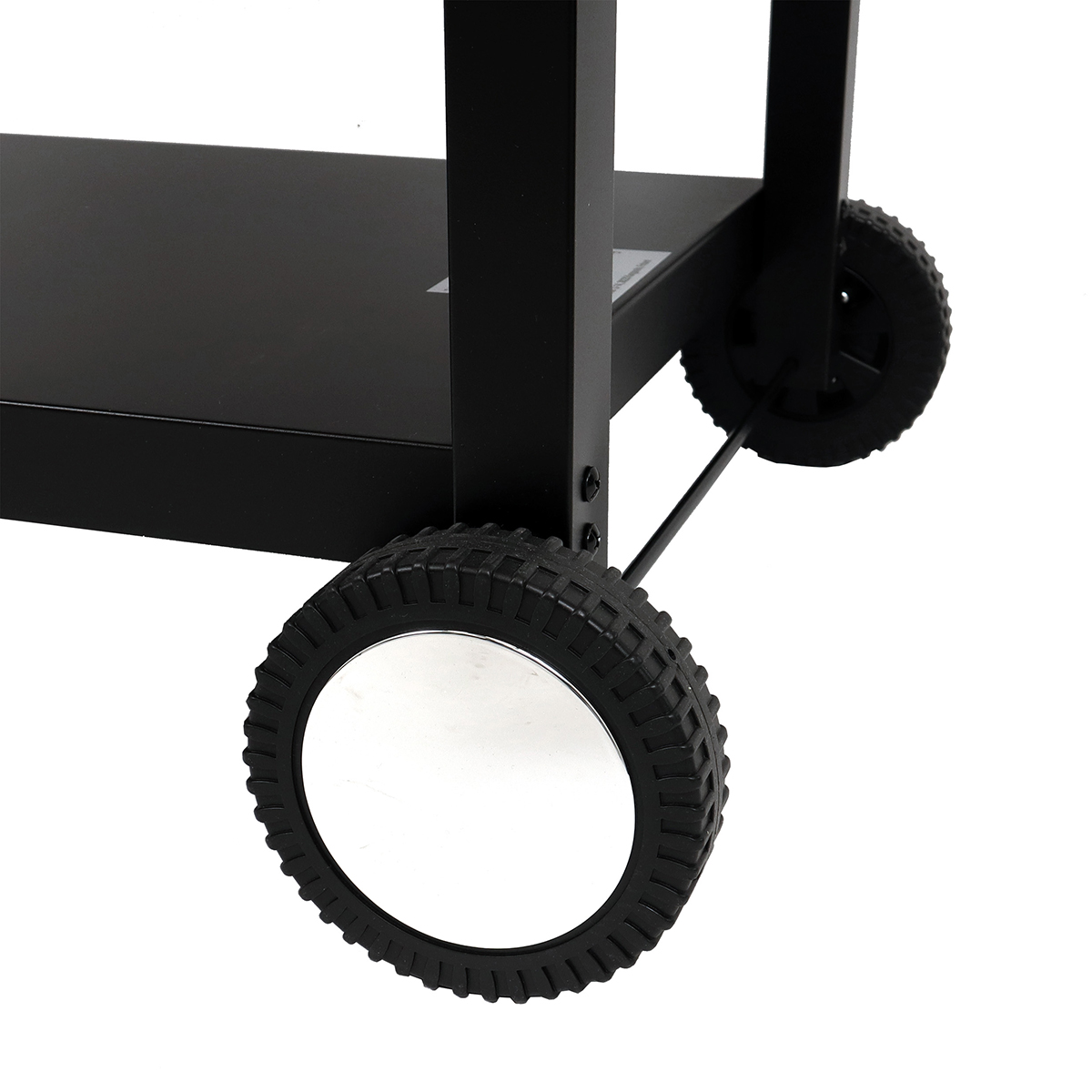 Grillvagn Easy Cooking Svart Arbetsyta Till Grillen