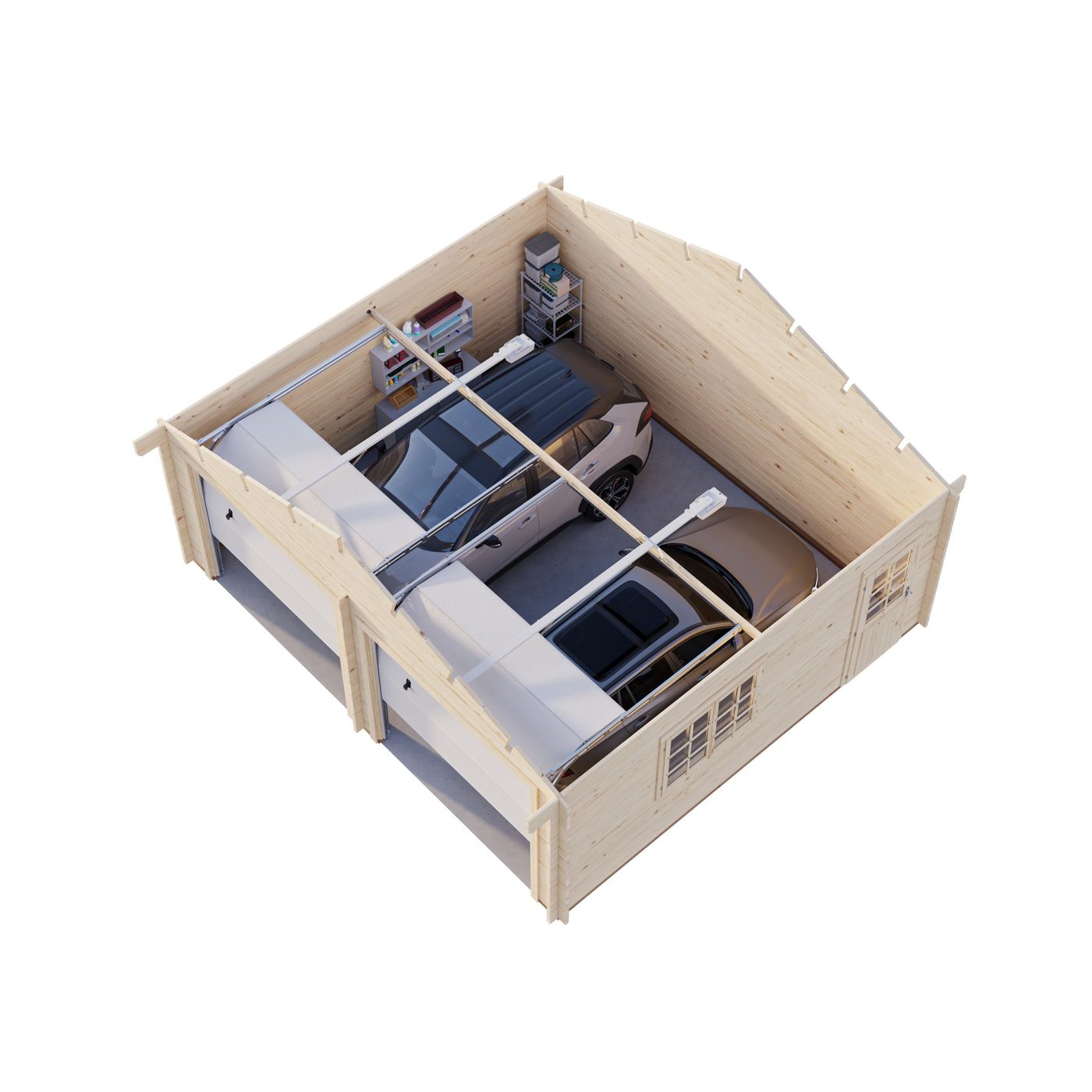 Garage Palmako Roger 28,4 m2 med Takskjutport