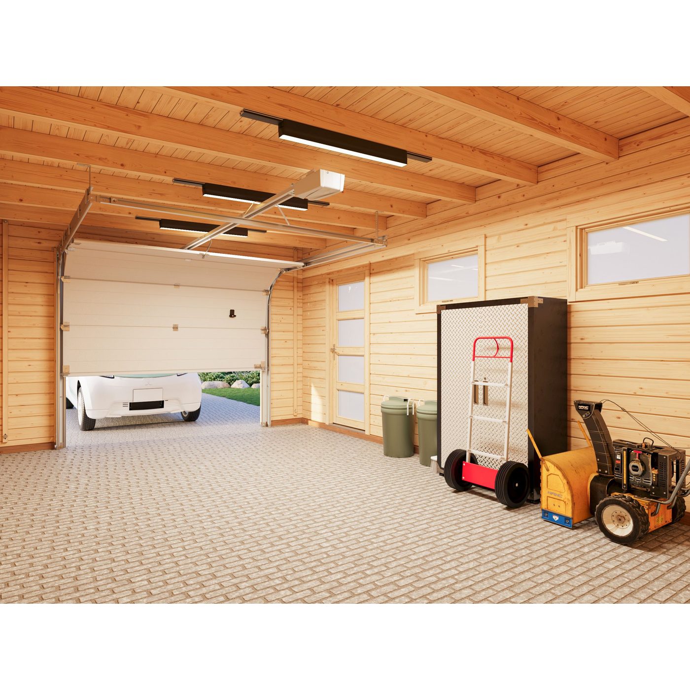 Garage Palmako Rasmus med Garageport 19,8 m2