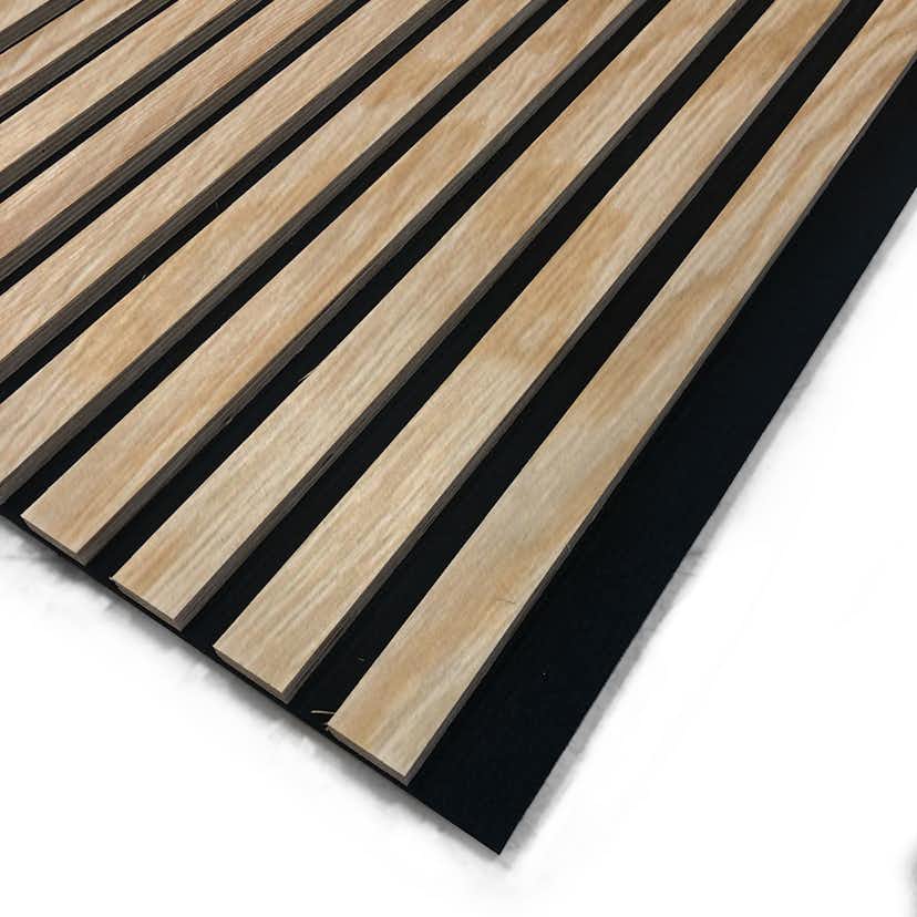 Akustikpanel Lundbergs 2780x600x20 mm Ljus Ek