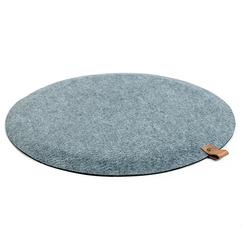 Ståmatta JobOut Rund Ljusgrå