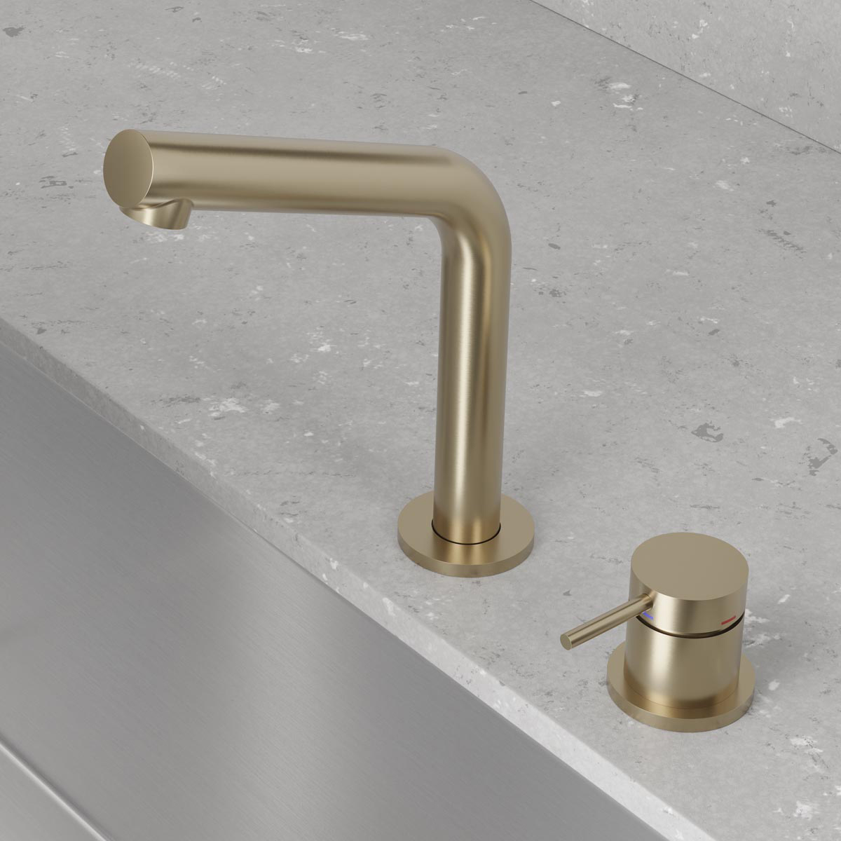 Tvättställsblandare Scandtap Steel Harmonized B2