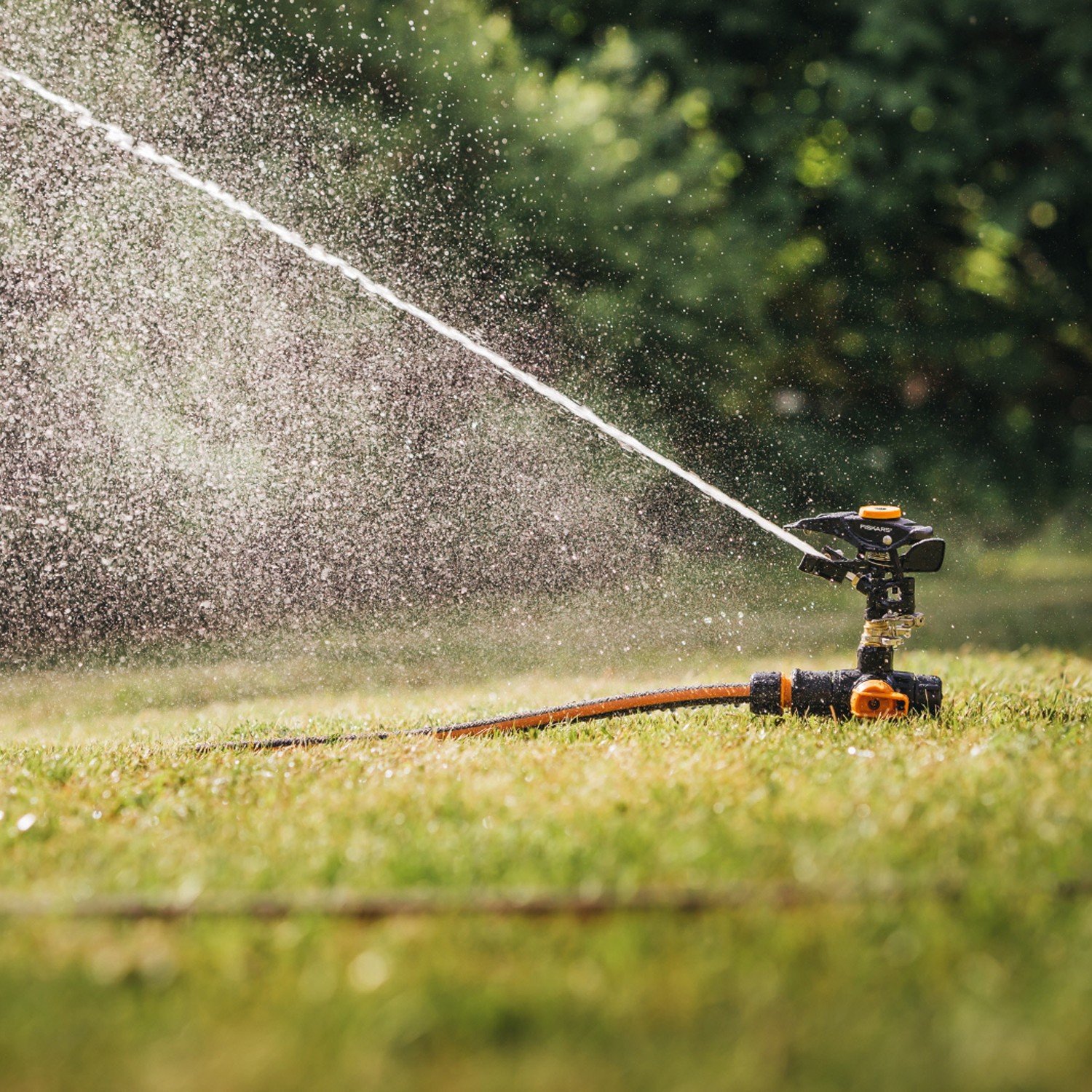 Impulsspridare Fiskars med Jordspik