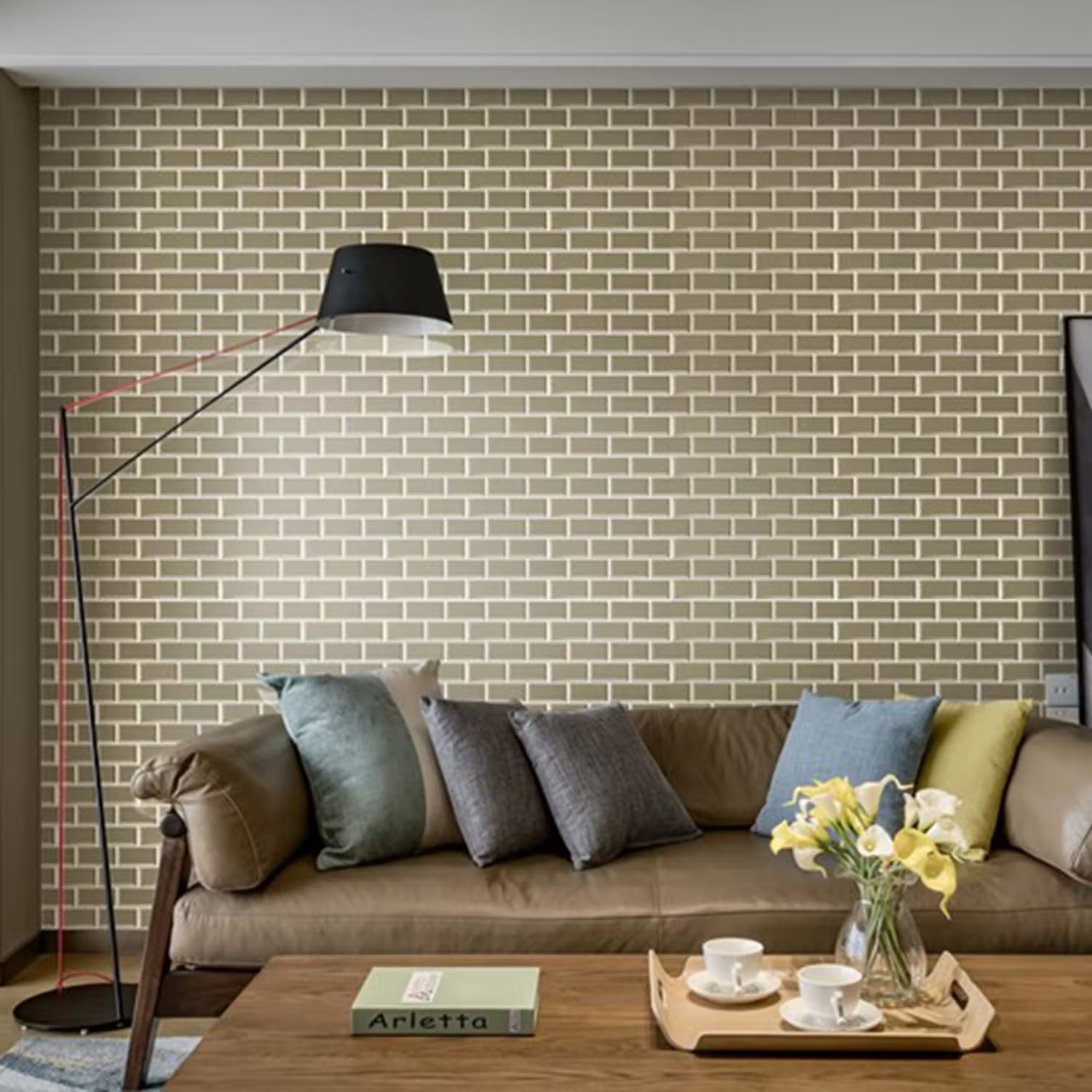 Kakel Konradssons Metro Grey Grå Blank 5x10 cm