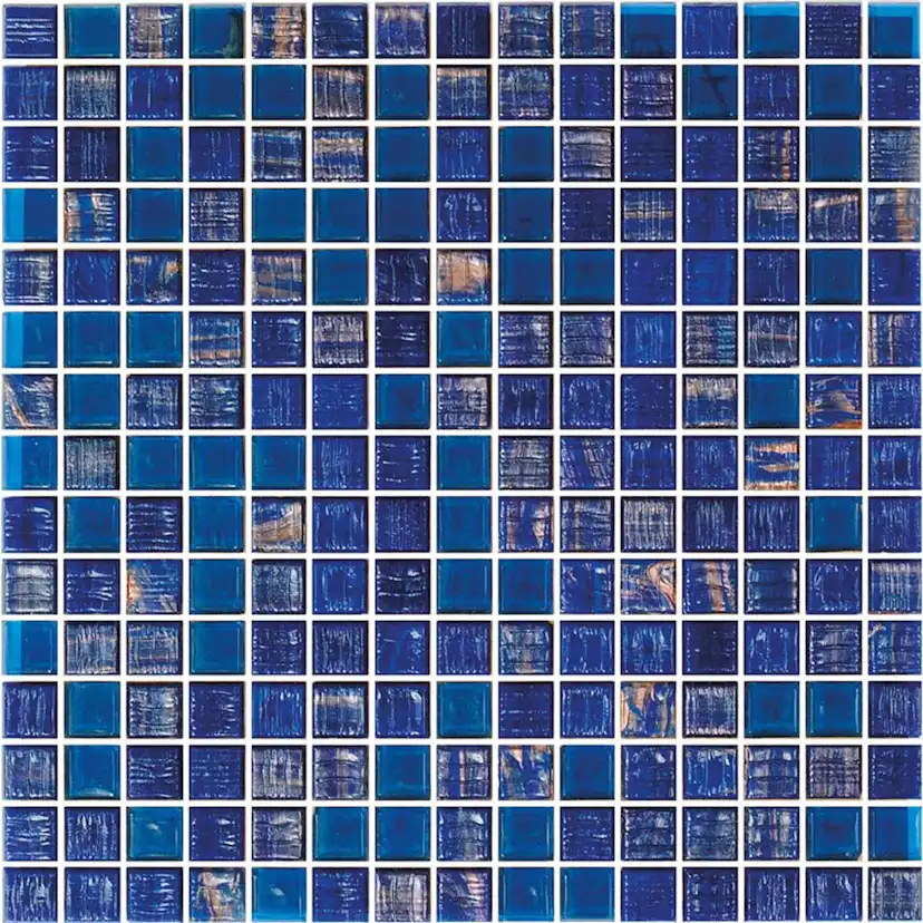 Klinker Konradssons Bisazza Lidia Mix Coboltblå 2x2 cm