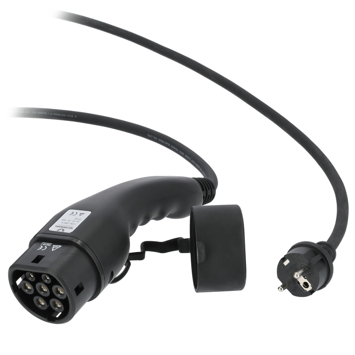 Laddstation Motorwerk med Laddkabel EV Type2 3,7kW (1x16A, 5m)