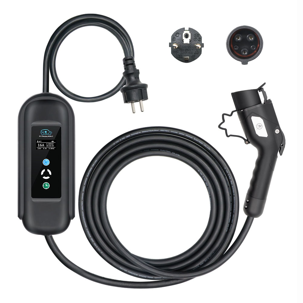 Laddstation Motorwerk med Laddkabel EV Type1 3,7kW (1x16A, 5m)
