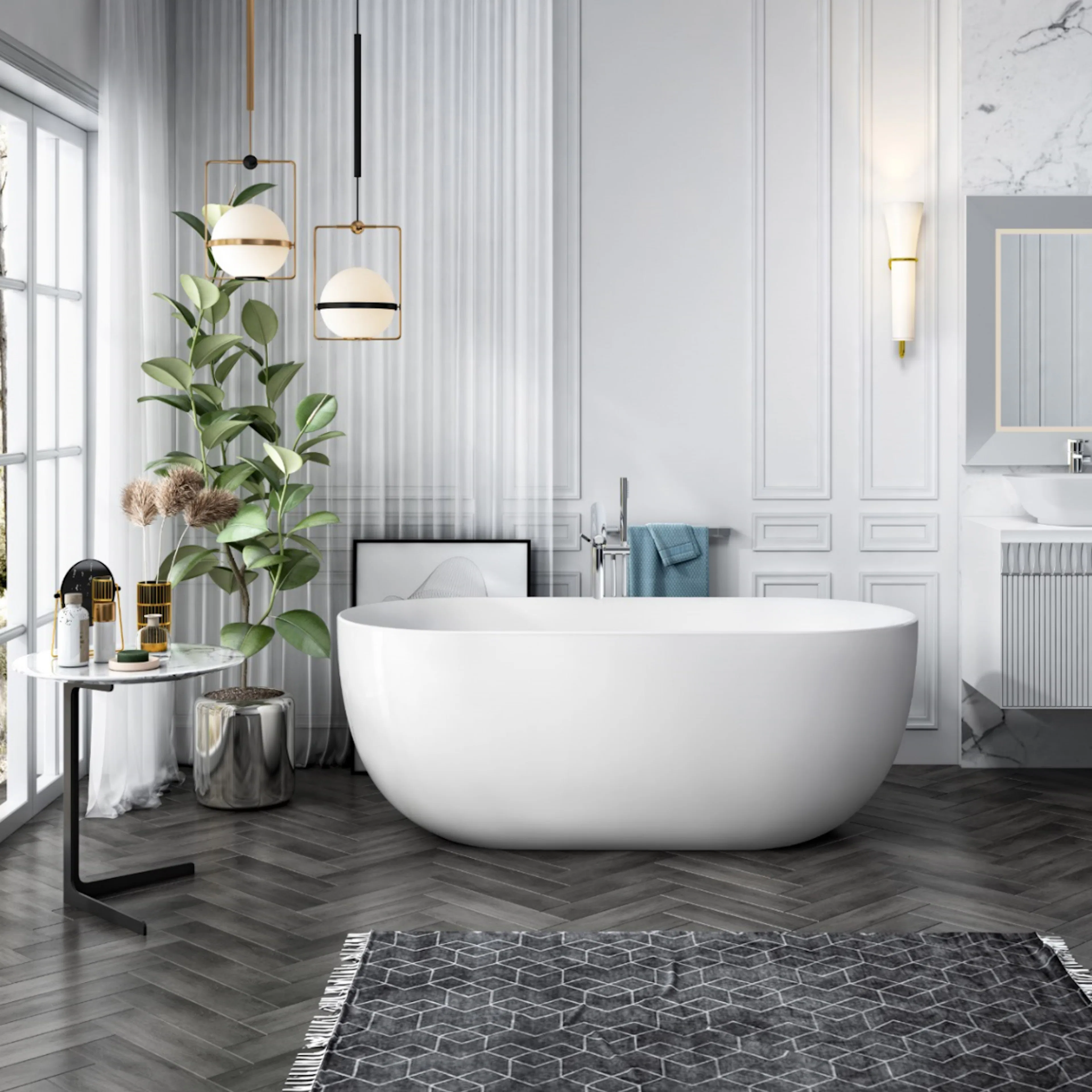 Badkar Bathlife Soft 1700 mm