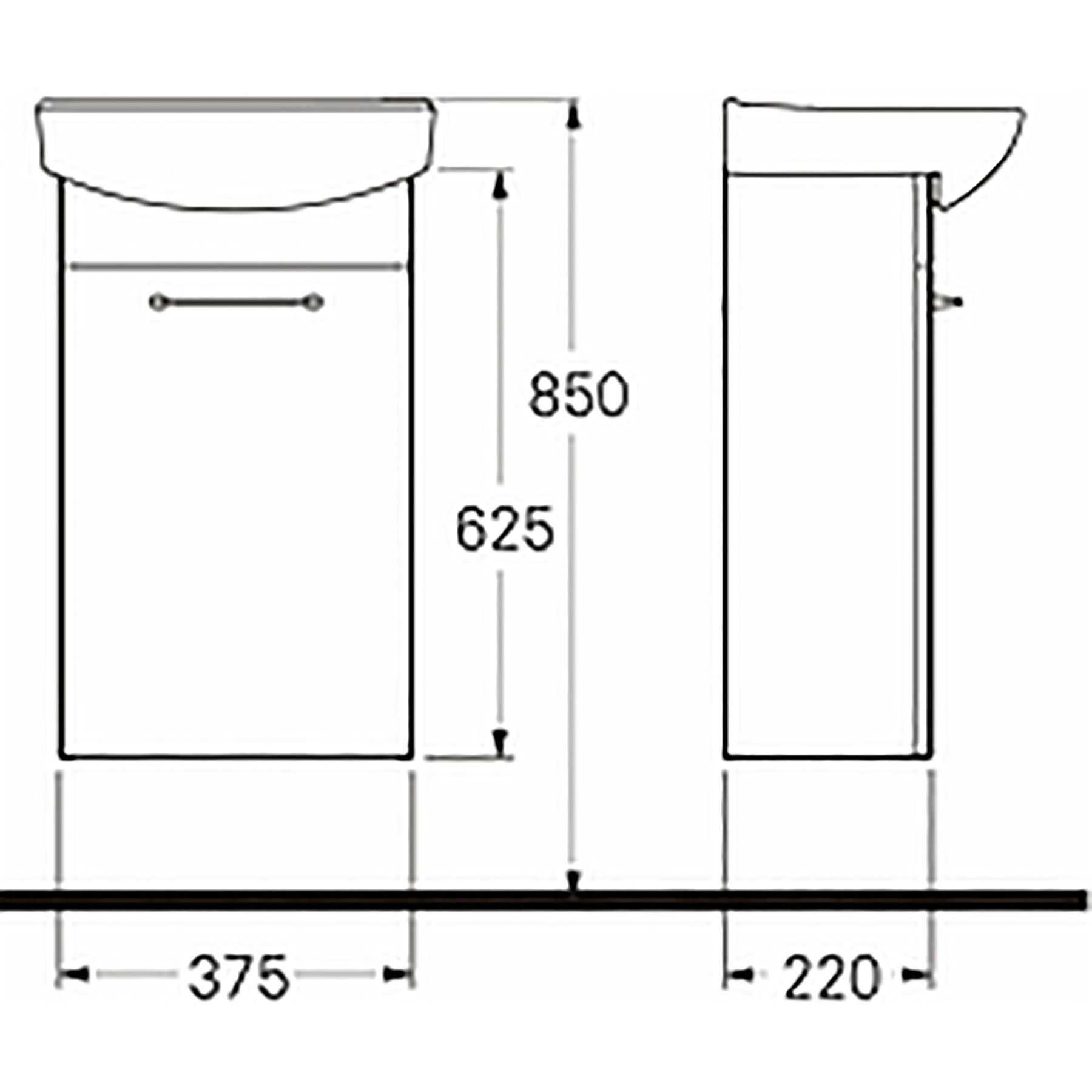Tvättställsskåp Ifö Spira