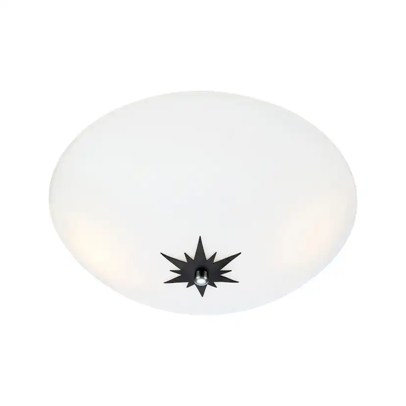 Taklampa Markslöjd Rose Plafond Vit/Svart