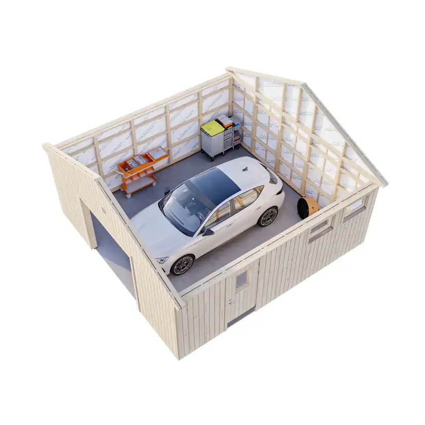 Garage Palmako Andre 32,1 m2 utan Port