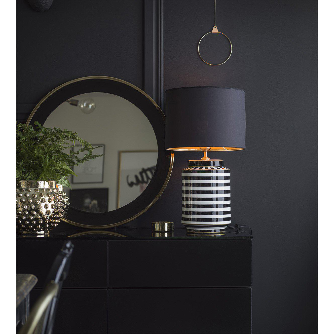 Lampfot PR Home Gatsby Svart/Vit i Keramik 43cm