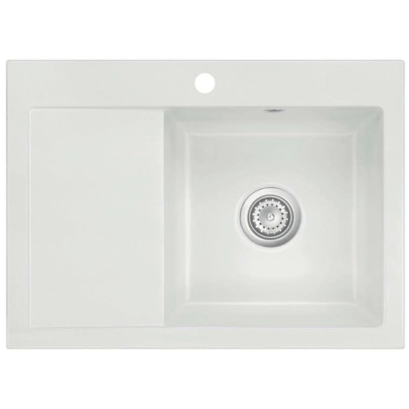 Diskbänk Lavabo Mera 70 Keramik Höger