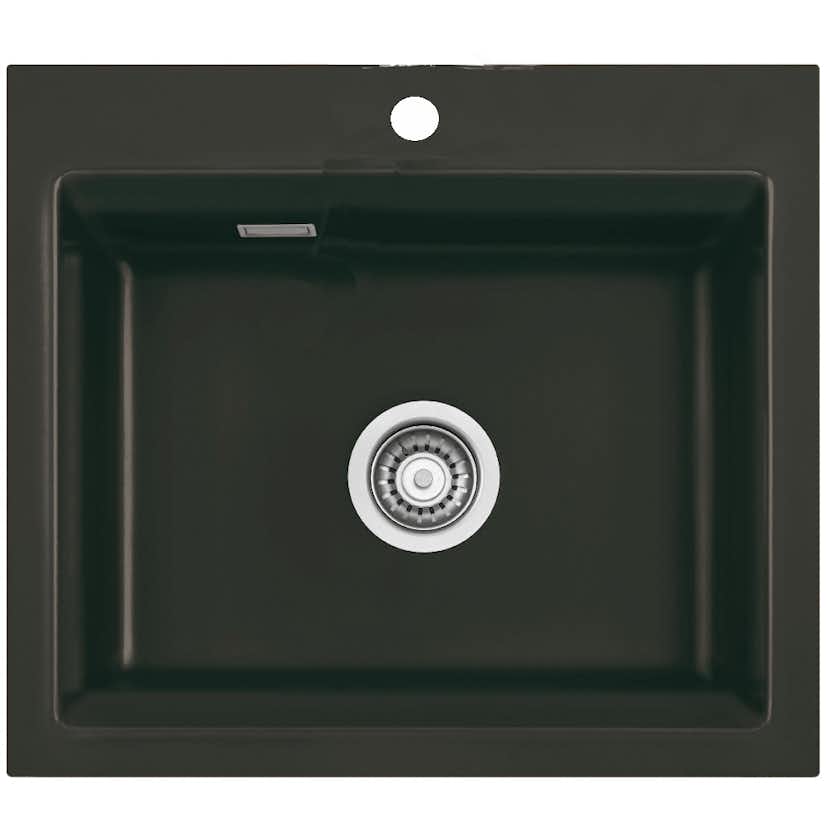 Diskho Lavabo Kara med Krom Avlopp