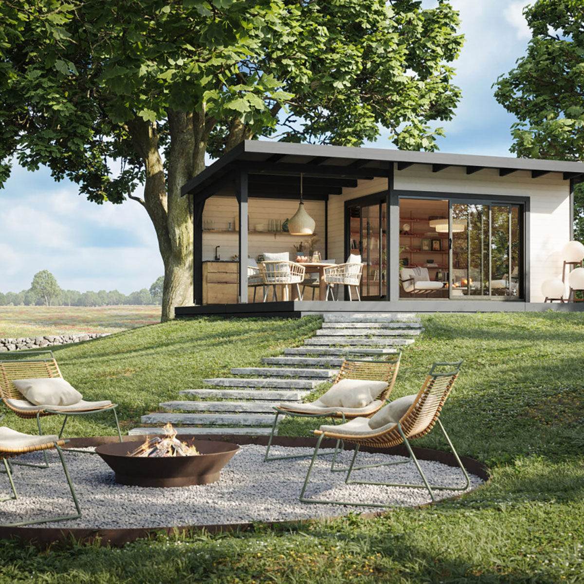 Stuga Palmako Andrea 20,0 m2 (inv. 11,2 m2)