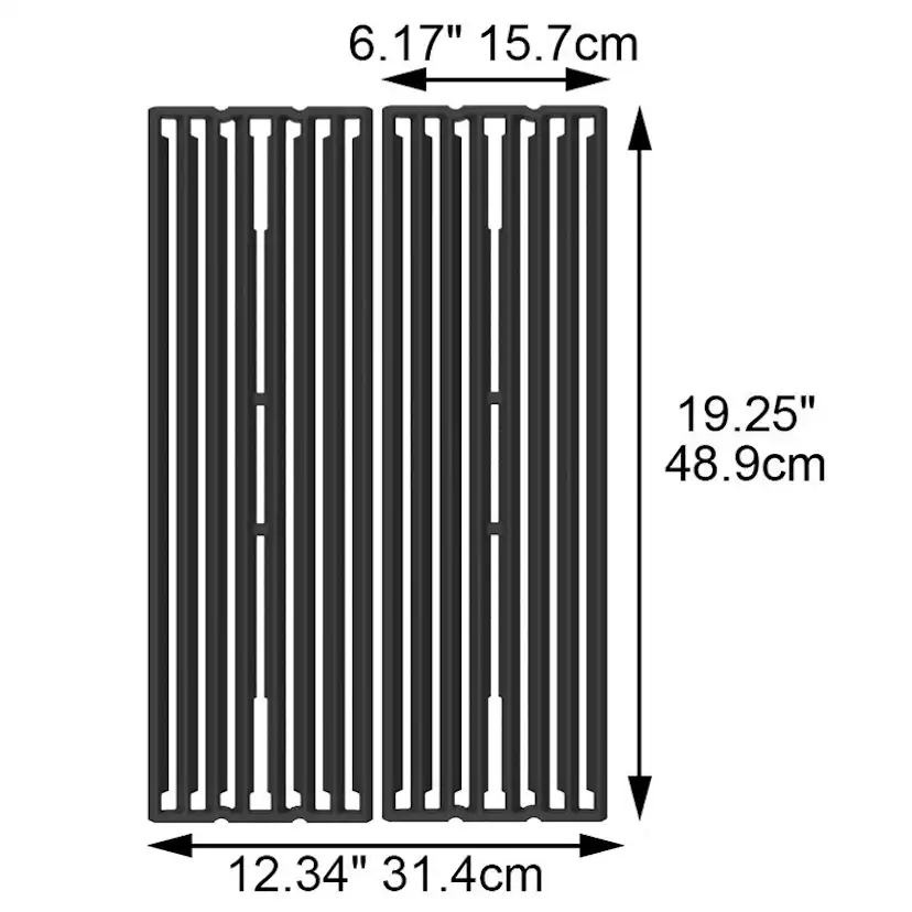 Grillgaller Broil King Gjutjärn 49x15,7 cm