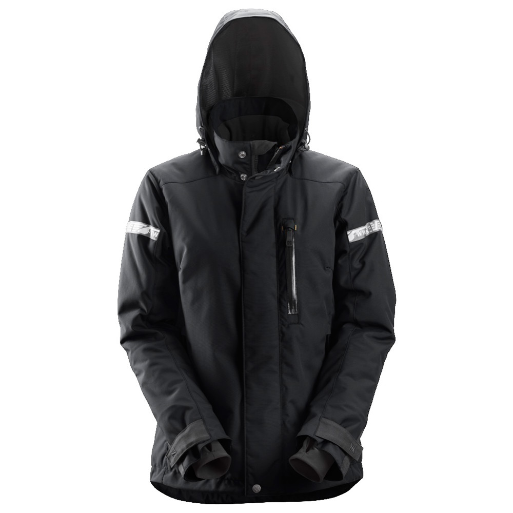 Jacka Snickers Workwear D Vattentät AW 37.5 Storlek: S, Färg: Black/Black