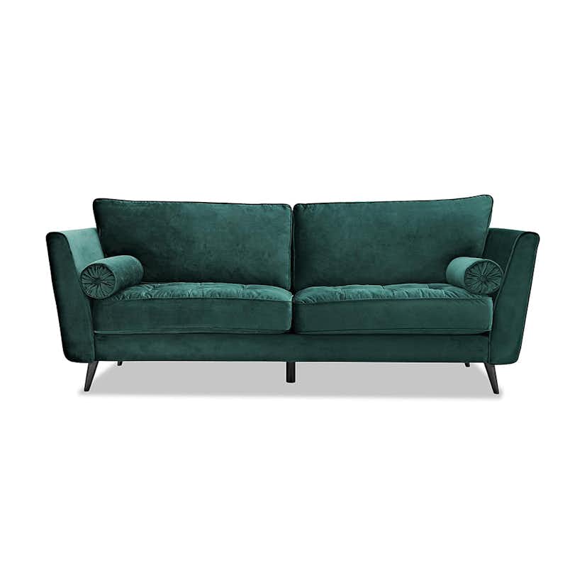 3-sitssoffa Bloomington Current Grön
