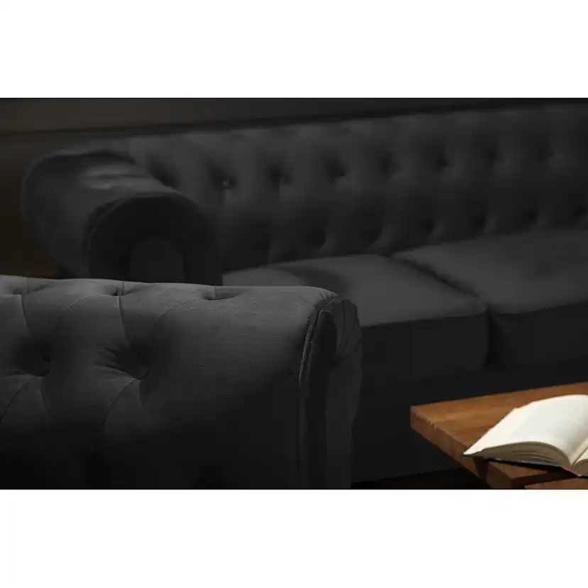 3-sitssoffa Manor House Chesterfield Lyx