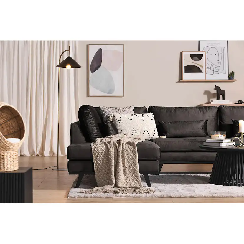 L-soffa Scandinavian Choice Copenhagen Sammet