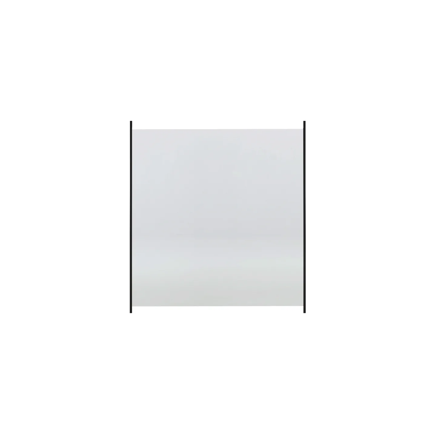 Glasstaket Hortus Klarglas med Aluminiumskena 1000 mm