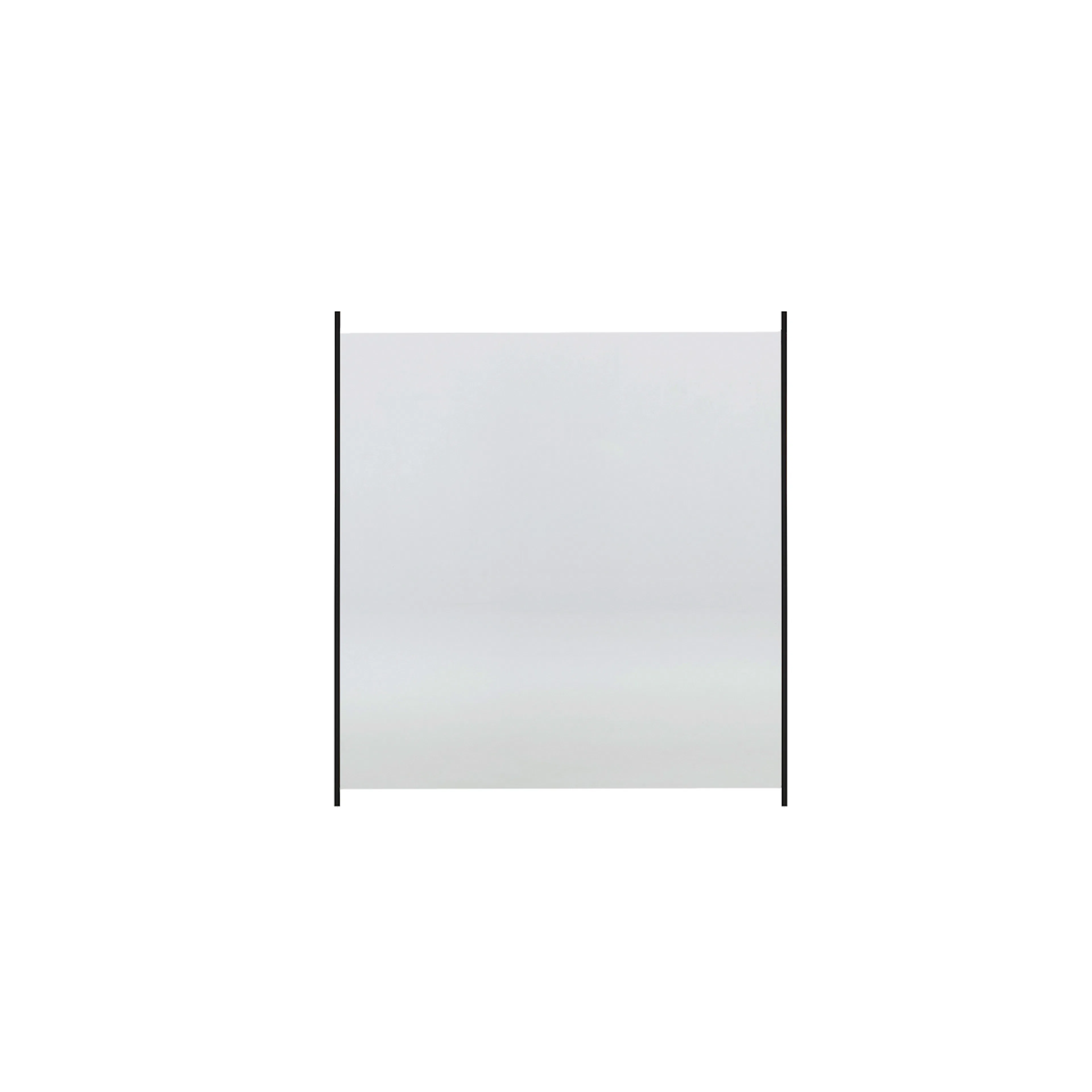 Glasstaket Hortus Klarglas med Aluminiumskena 1000 mm