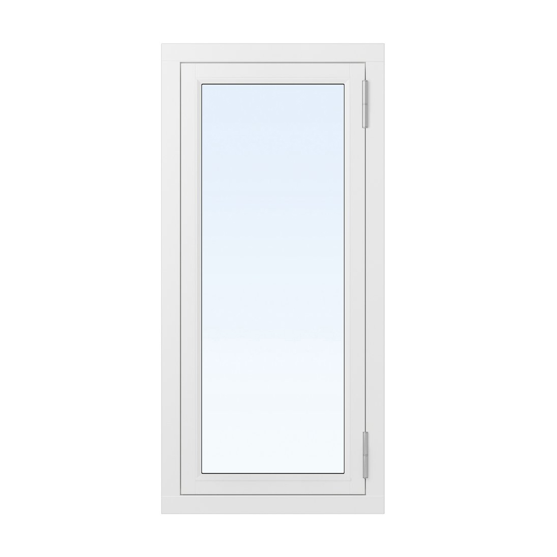 Sidohängt Fönster Effektfönster 2-Glas Trä BxH 60x100 cm