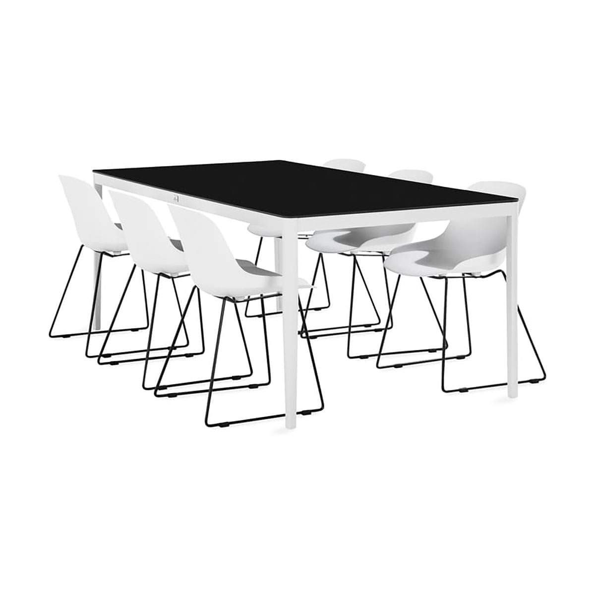 Matgrupp Comfort Garden Alex med 6 st Lecce Matstolar