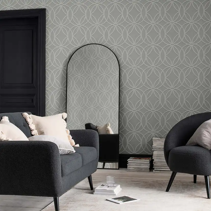 Tapet NEXT Luxe Eclipse Grey 118288 Bygghemma.se