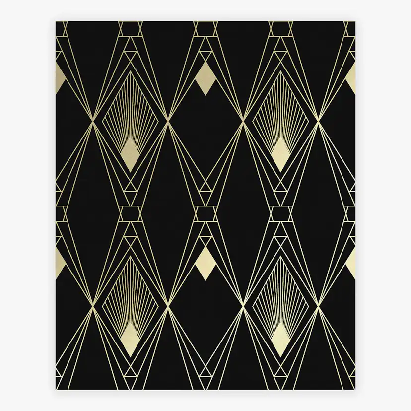Tapet NEXT Deco Geometric Black
