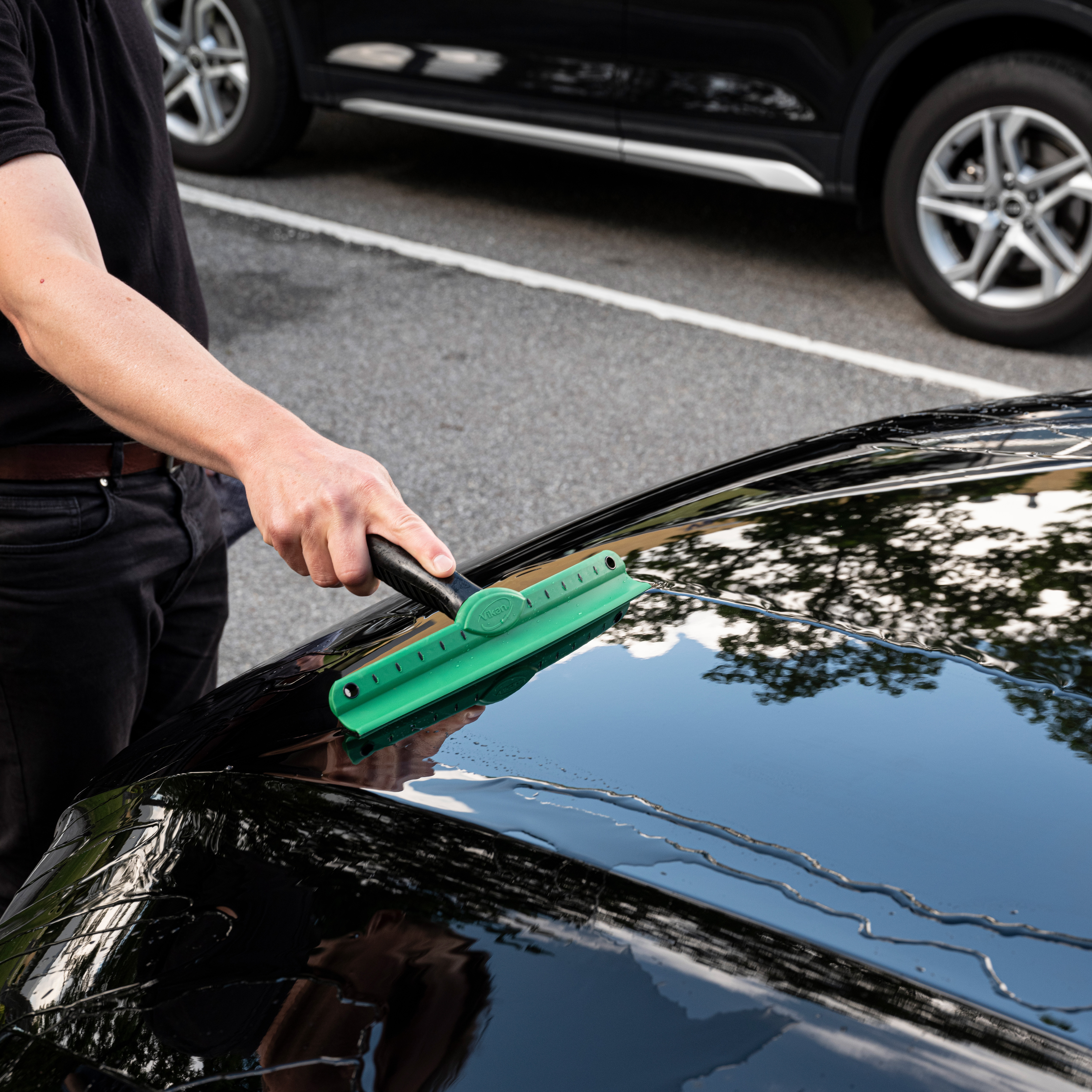 Handskrapa Vikan Wipe-N-Shine Svart