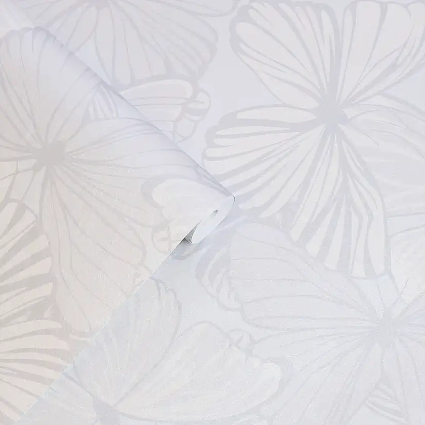 Tapet Laura Ashley Butterfly Garden Sugaröd Grå 118496