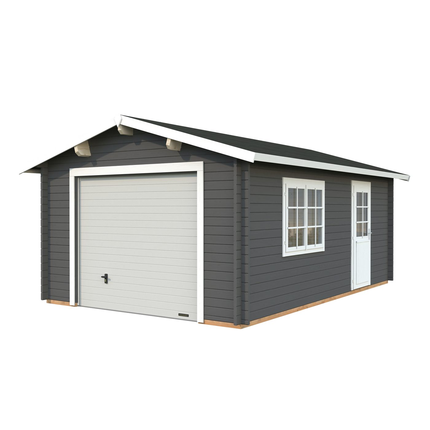 Garage Palmako Roger 19,0 m2 med Takskjutport