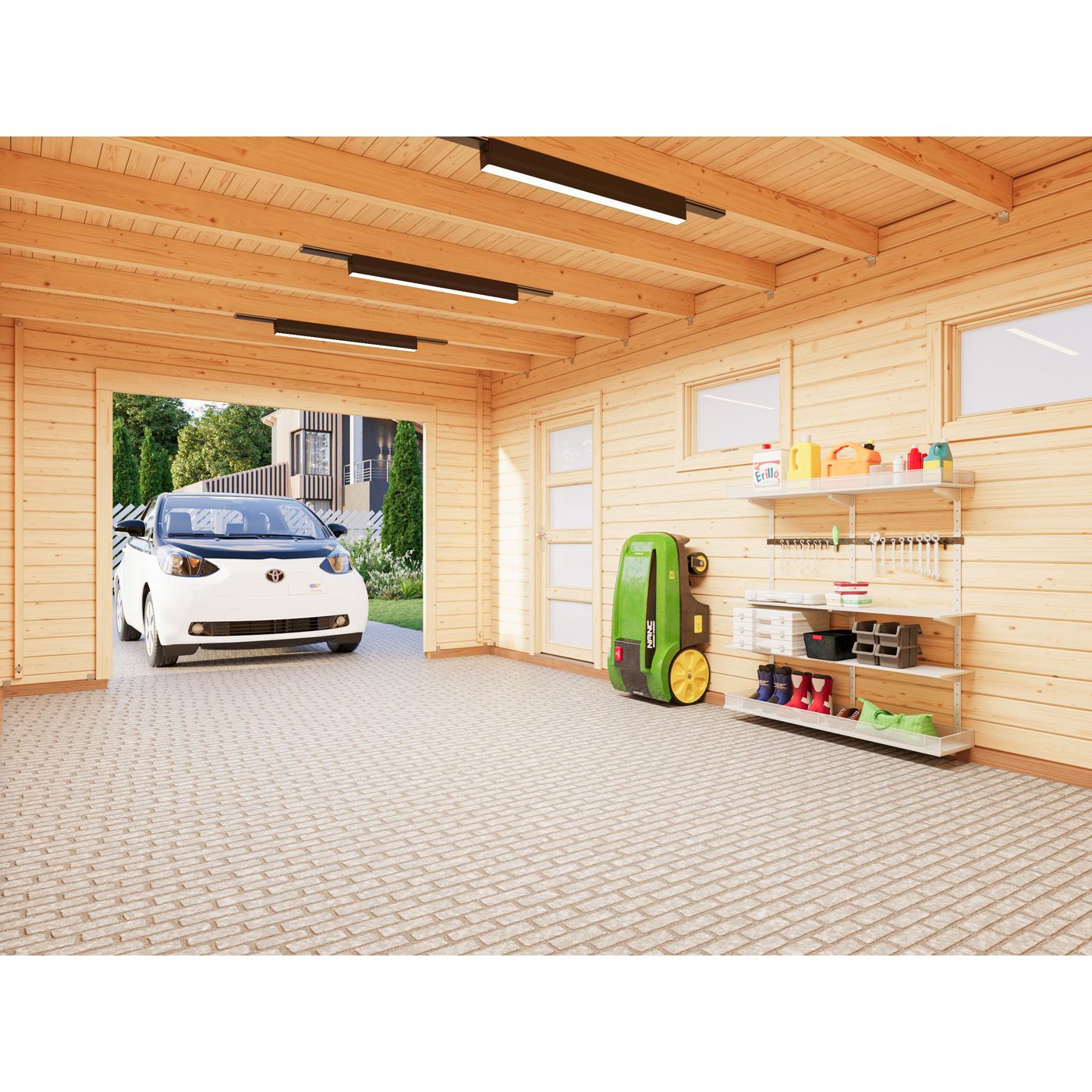Garage Palmako Rasmus Kit 19,8 m2