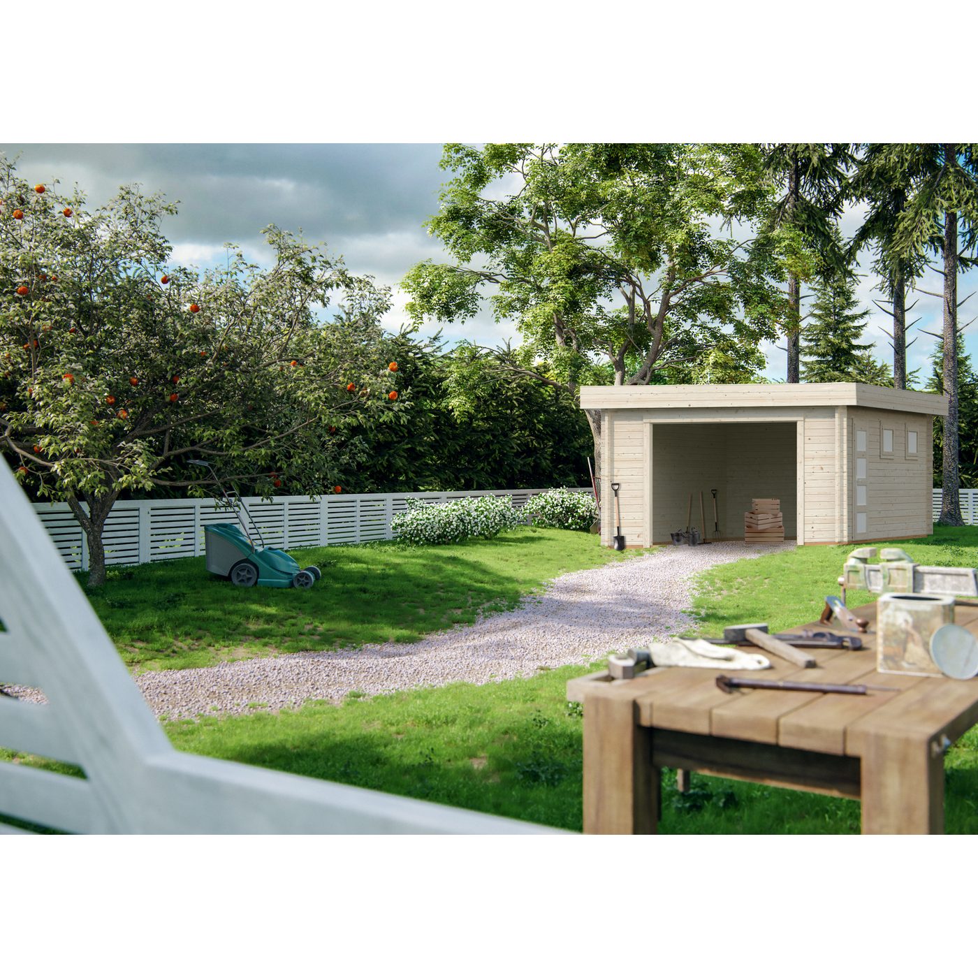 Garage Palmako Rasmus Kit 19,8 m2