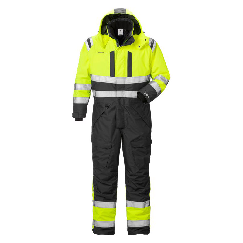Vinteroverall Fristads Varsel Airtech 8015 GTT Klass 3 Storlek: XL, Gul/Svart
