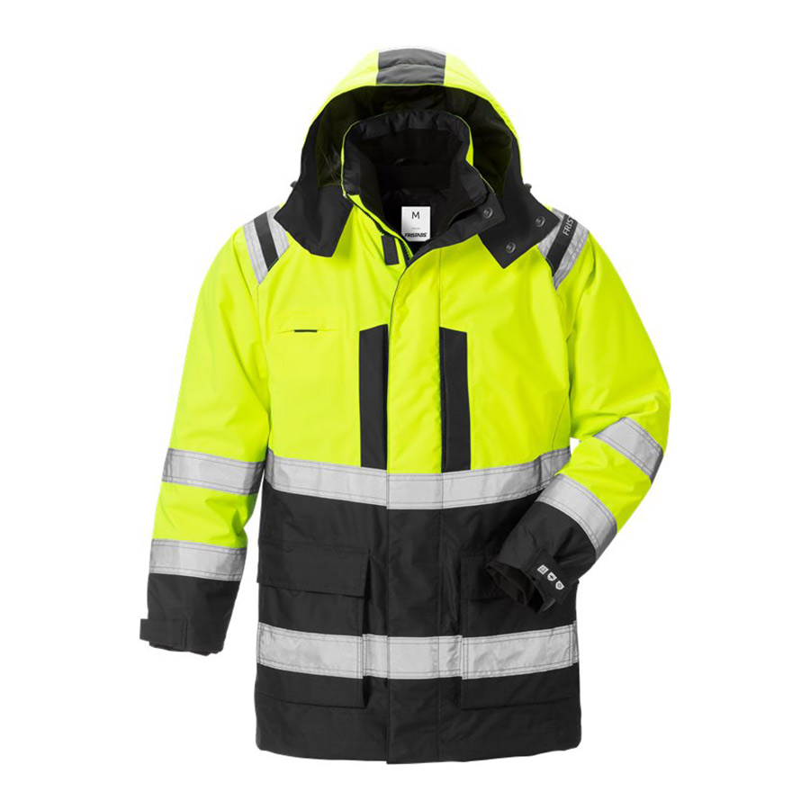 Jacka Fristads Parkas 4036 GTT Storlek: 3XL, Varselgul/Svart