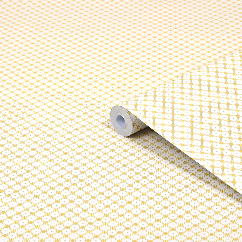 Tapet Laura Ashley Wickerwork Pale Ochre Gul 119849
