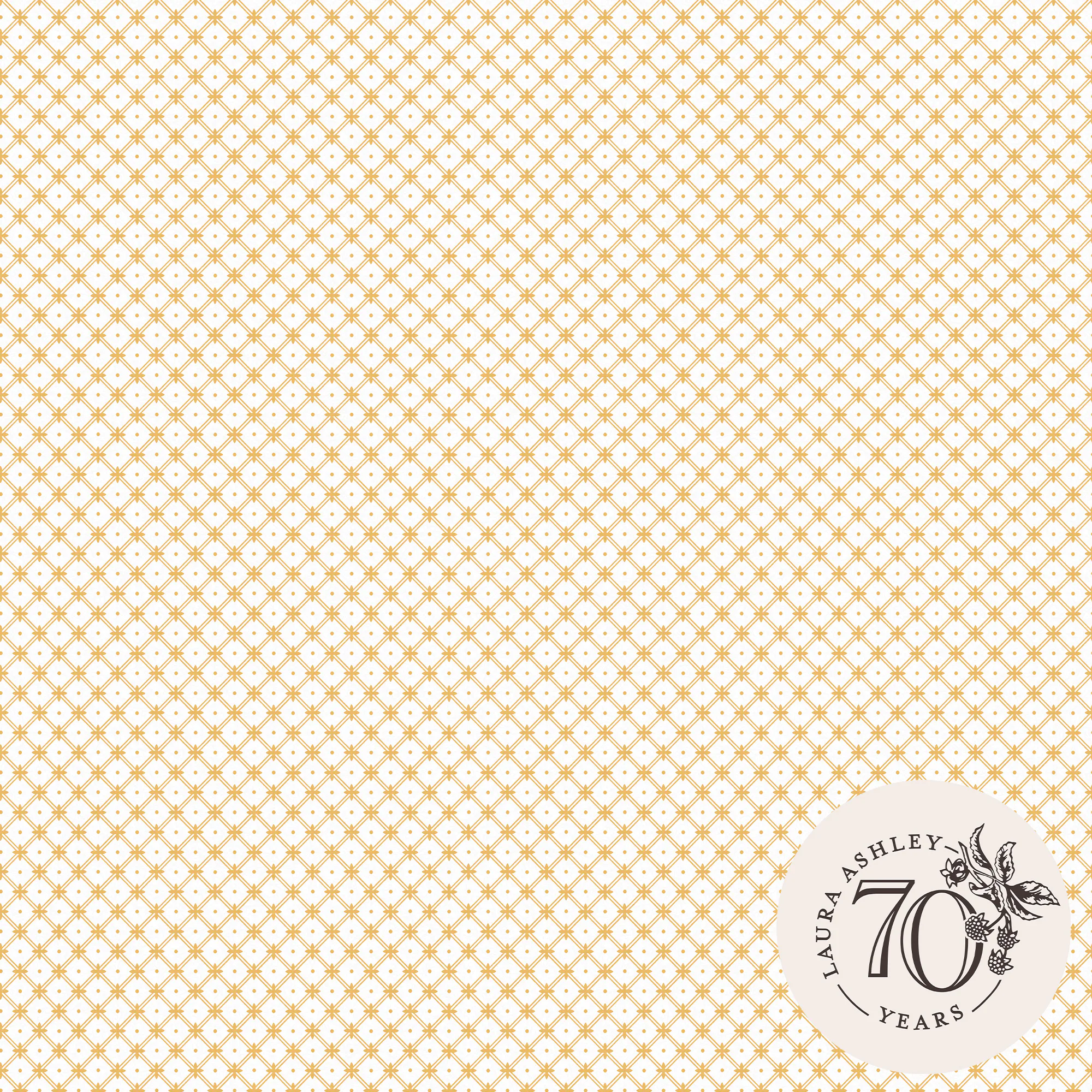 Tapet Laura Ashley Wickerwork Pale Ochre Gul 119849