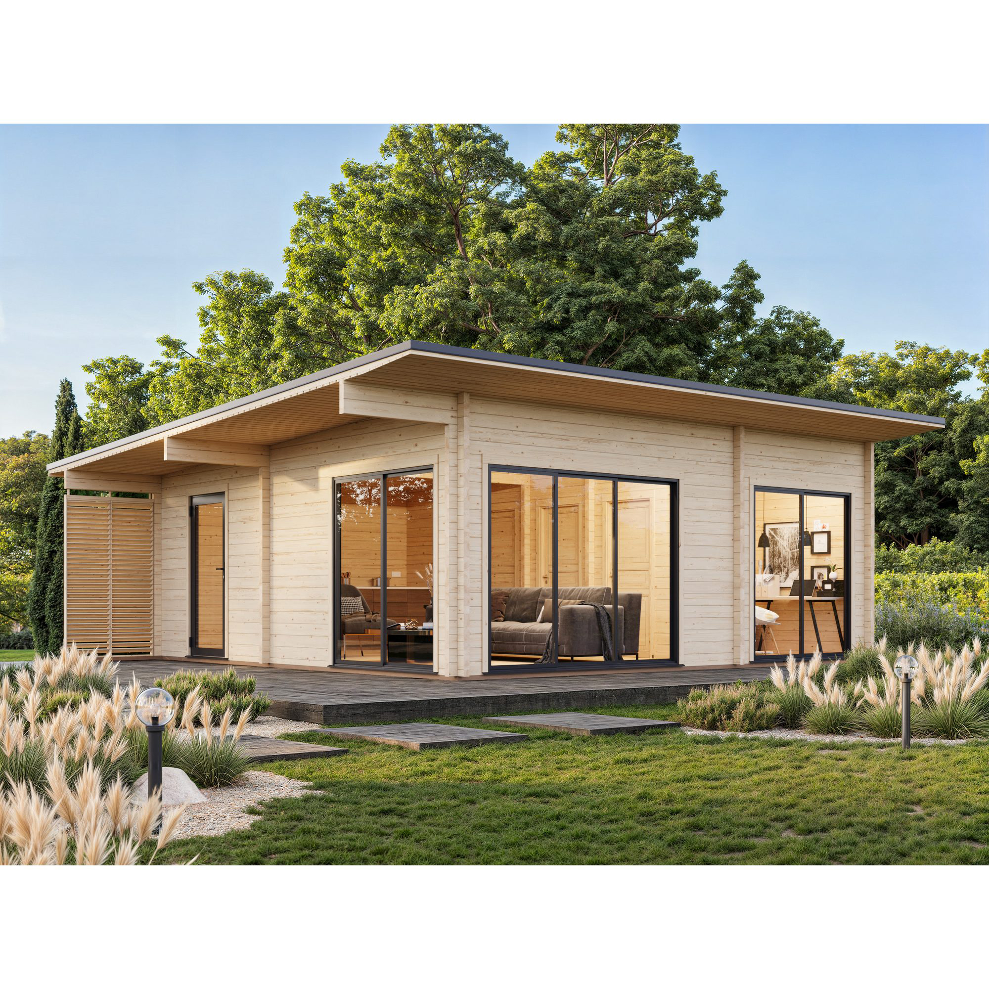 Trädgårdshus Palmako Cecilia 42,8 m² (inv. 39,9 m²)