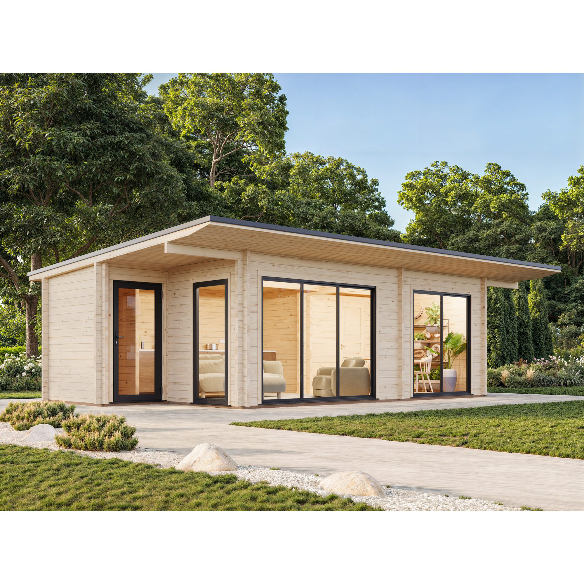 Trädgårdshus Palmako Cecilia 29,7 m² (inv. 27,3 m²)