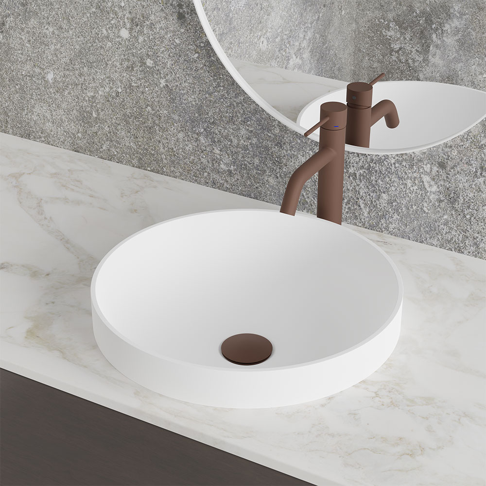 Tvättställsblandare Scandtap Steel Voyage Medium