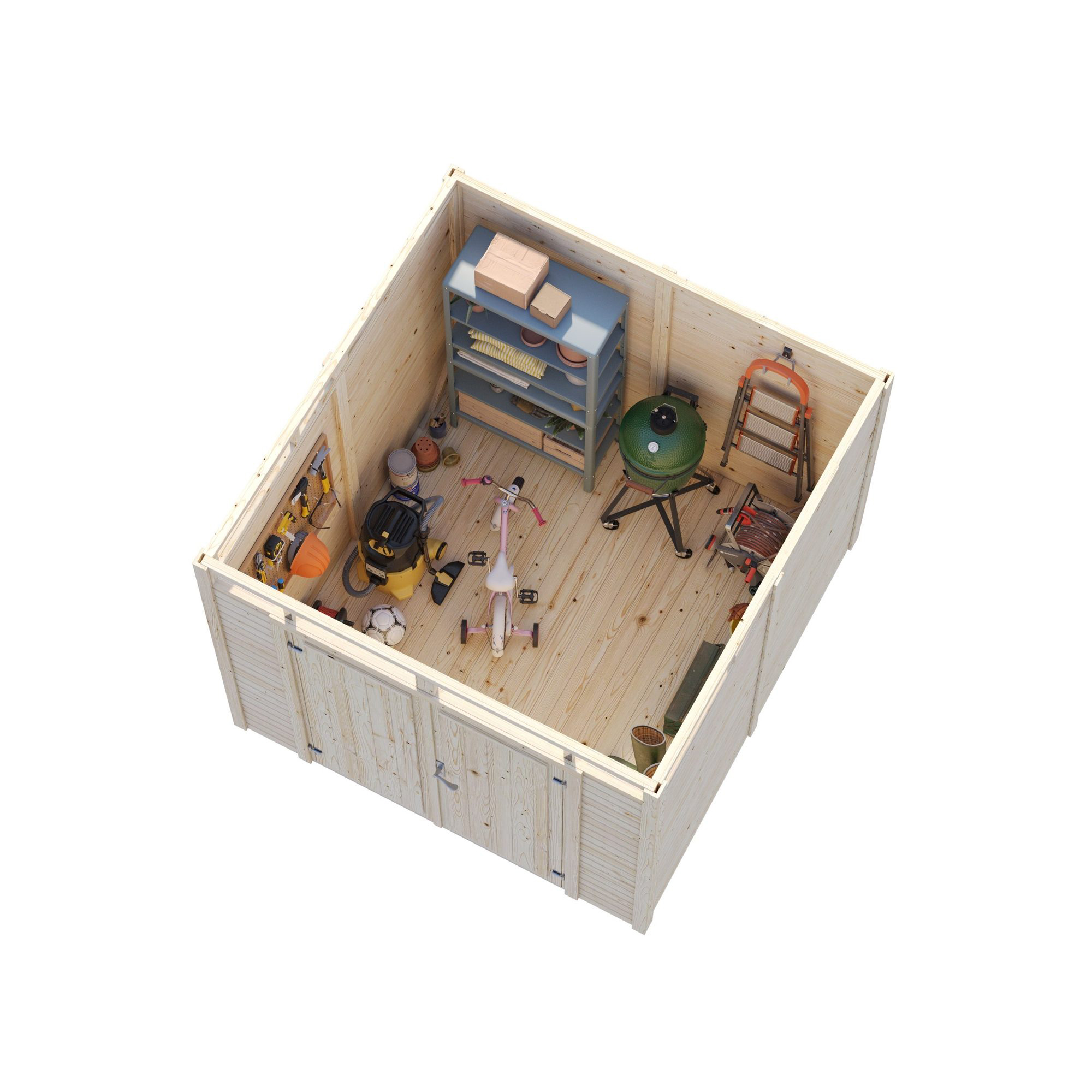 Förråd Palmako Elias 5,0 m² (inv. 4,9 m²)