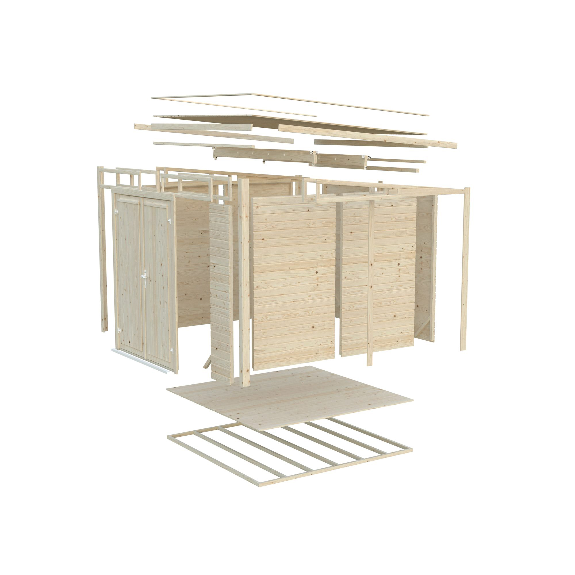 Förråd Palmako Elias 5,0 m² (inv. 4,9 m²)